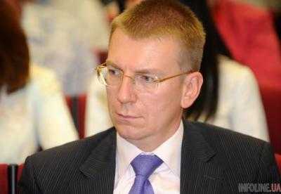В Киев прибудет глава МИД Латвии