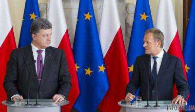 Порошенко и Туск провели экстренную телефонную деседу