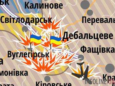 В Дебальцево боевики не прекращают обстрелы - Семенченко