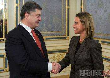 В Мюнхене проходит встреча П.Порошенко и Ф.Могерини