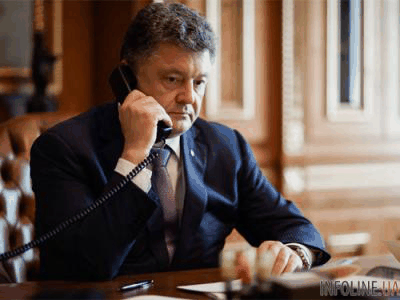 Президент Украины П.Порошенко провел телефонный разговор с Ф.Могерини