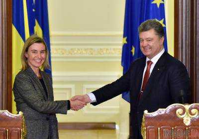 Петр Порошенко и Федерика Моґерини накануне заседания Совета ЕС согласовали свои позиции