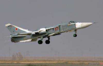 В Волгоградской области России разбился самолет-разведчик Су-24