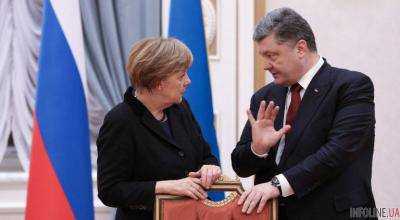 Порошенко и Меркель обсудили нарушение прекращения огня в Дебальцево