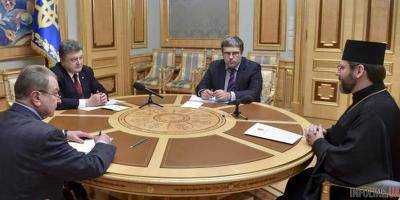 Петр Порошенко провел встречу с Верховным архиепископом УГКЦ Святославом Шевчуком