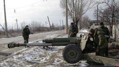 Боевики из артиллерии обстреляли Авдеевку
