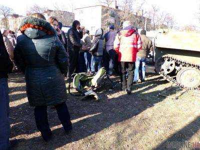 В городе Константиновка Донецкой области на месте смертельного ДТП с участием военных произошло еще одно автопроисшествие
