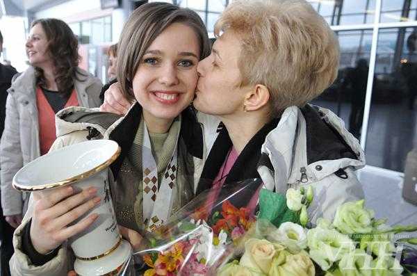 Чемпионка мира по шахматам Мария Музычук вернулась в Украину. Фоторепортаж