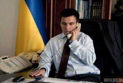 Глава МИД РФ С.Лавров обсудил П.Климкиным гуманитарную ситуацию на Донбассе