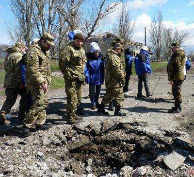 Широкино: боевики с утра возобновили обстрелы сил АТО