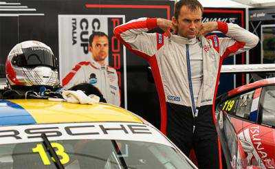 Украинец Александр Гайдай победил на гонках "Porsche Carrera Cup"