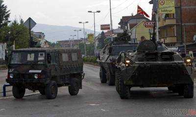 В Македонии боевики напали на приграничный город Куманово