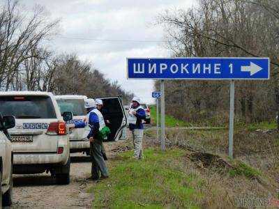 Наблюдатели миссии ОБСЕ на Донбассе констатируют продолжение ведения боевых действий возле Широкино