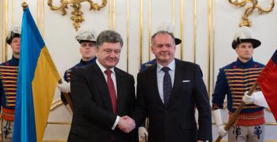 П.Порошенко встретился в Киеве с президентом Словакии
