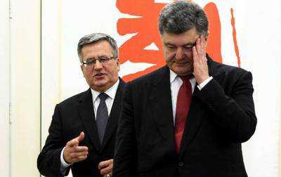 Президент Украины П.Порошенко отменил визит в Варшаву