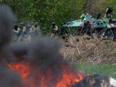 АТО: Украинские военные отбили два наступления террористов