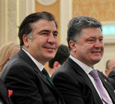 Президент Украины П.Порошенко встретился с М.Саакашвили и похвалил его первые инициативы на новой должности