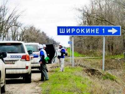 В "ДНР" в одностороннем порядке объявило Широкино демилитаризованной зоной