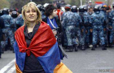 Ереван: полиция задержала около 40 протестующих