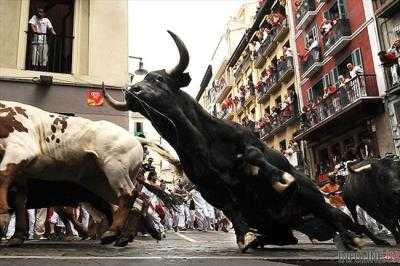 Испания: погиб французский турист во время забега быков
