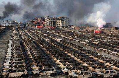 В порту китайского Тяньцзиня снова произошел взрыв