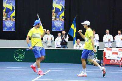 Теннис: Сборная Украины выиграла у Литвы матч Кубка Дэвиса