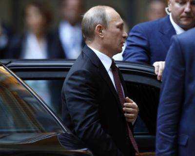 Президент России В.Путин прилетел в Нью-Йорк