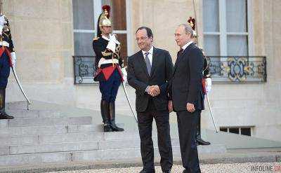 Президент РФ Владимир Путин покинул Елисейский дворец без заявлений для прессы