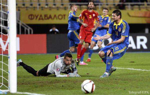 Сборная Украины обыграла Македонию со счетом 2:0. Фоторепортаж