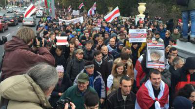 В Беларуси люди вышли на митинг против правительства