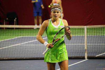 Во Франции украинская теннисистка К.Козлова победила россиянку и вышла в четвертьфинал