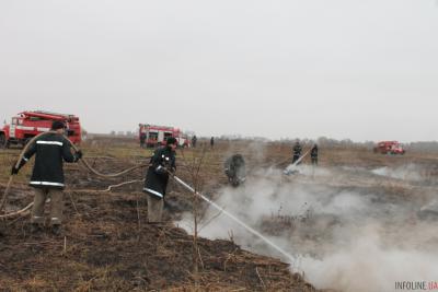 В Полтавской области площадь торфяных пожаров увеличилась почти на 50 га