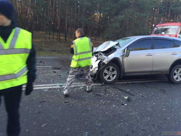 Под Киевом масштабное ДТП: образовалась многокилометровая пробка