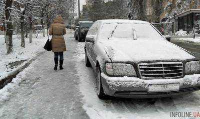 Завтра на дорогах Киева ожидается гололедица