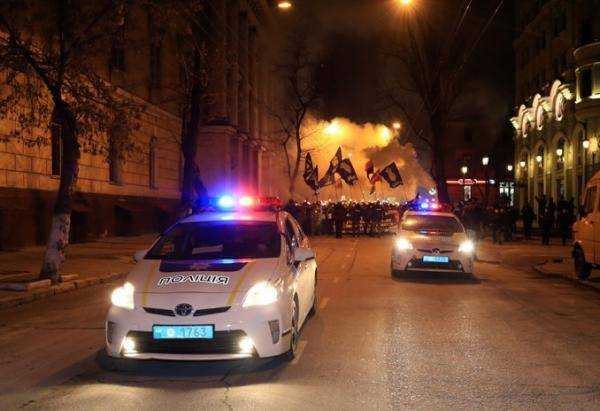 В Одессе состоялось факельное шествие в честь С.Бандеры