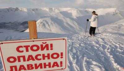 В Закарпатской области сохраняется повышенная опасность схода лавин