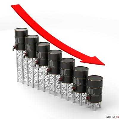 Цена на нефть Brent продолжает стремительно падать