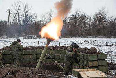 В зоне АТО боевики 66 раз обстреляли позиции украинский бойцов