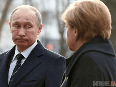 Меркель призвала Путина повлиять на сепаратистов Донбасса