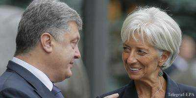 Президент Украины П.Порошенко и глава МВФ Кристин Лагард подготовят "дорожную карту" реформ
