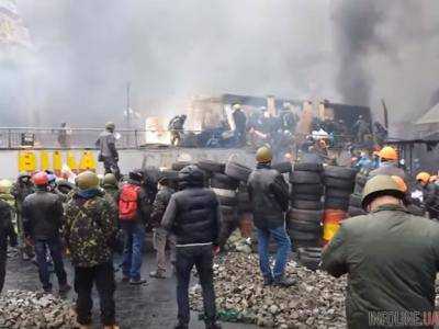 Опубликовано видео жуткого взрыва на Майдане 20 февраля 2014 года