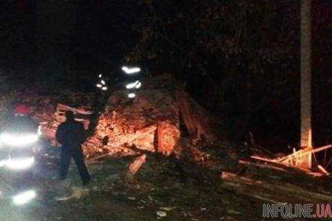 В Житомирской области обрушился двухэтажный дом. Фото