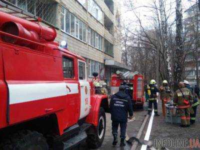 В школе-интернате Киева из-за пожара пострадали двое детей