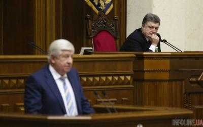 Порошенко подписал указ об увольнении Шокина