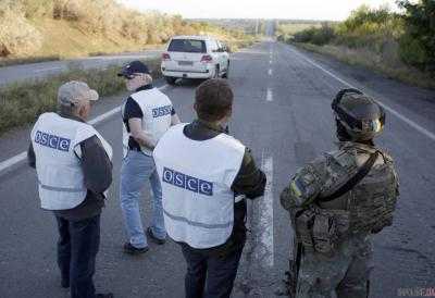 Украинская сторона сообщили ОБСЕ о наличии у боевиков запрещенного вооружения