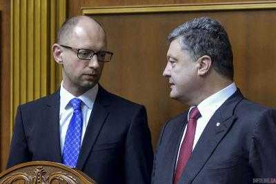 Яценюк и Порошенко пришли на заседание Рады