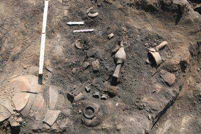 В Ровно при раскопках была найдена посуда, изготовленная до нашей эры