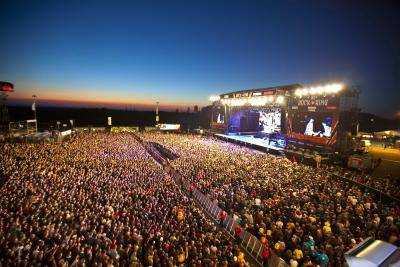 Из-за непогоды был остановлен рок-фестиваль «Rock am Ring»