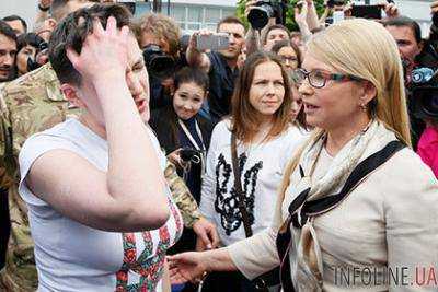 Савченко заверила в отсутствии конфликта с Тимошенко