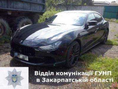 На Закарпатье задержан похищенный в Чехии автомобиль